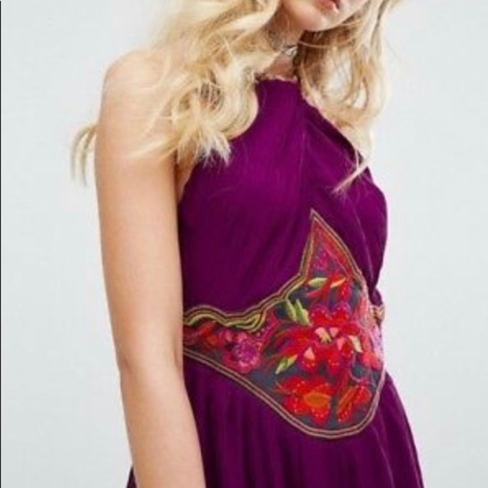 Free people Aubergine dress - Picture 2 of 3